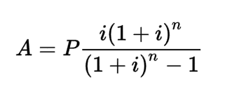 Amortization Formula